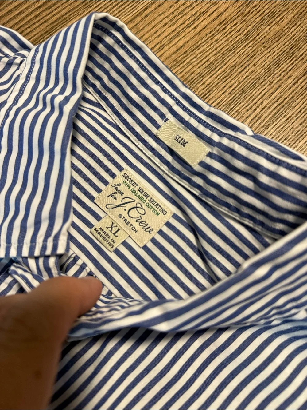J. Crew lightweight button